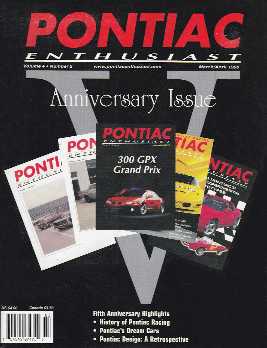 Pontiac Enthusiast Mar March Apr April 1998