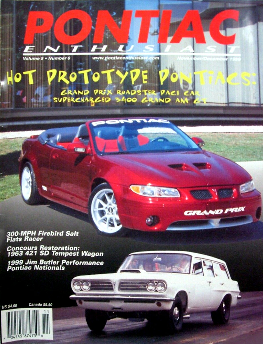 Pontiac Enthusiast Nov November Dec December 1999