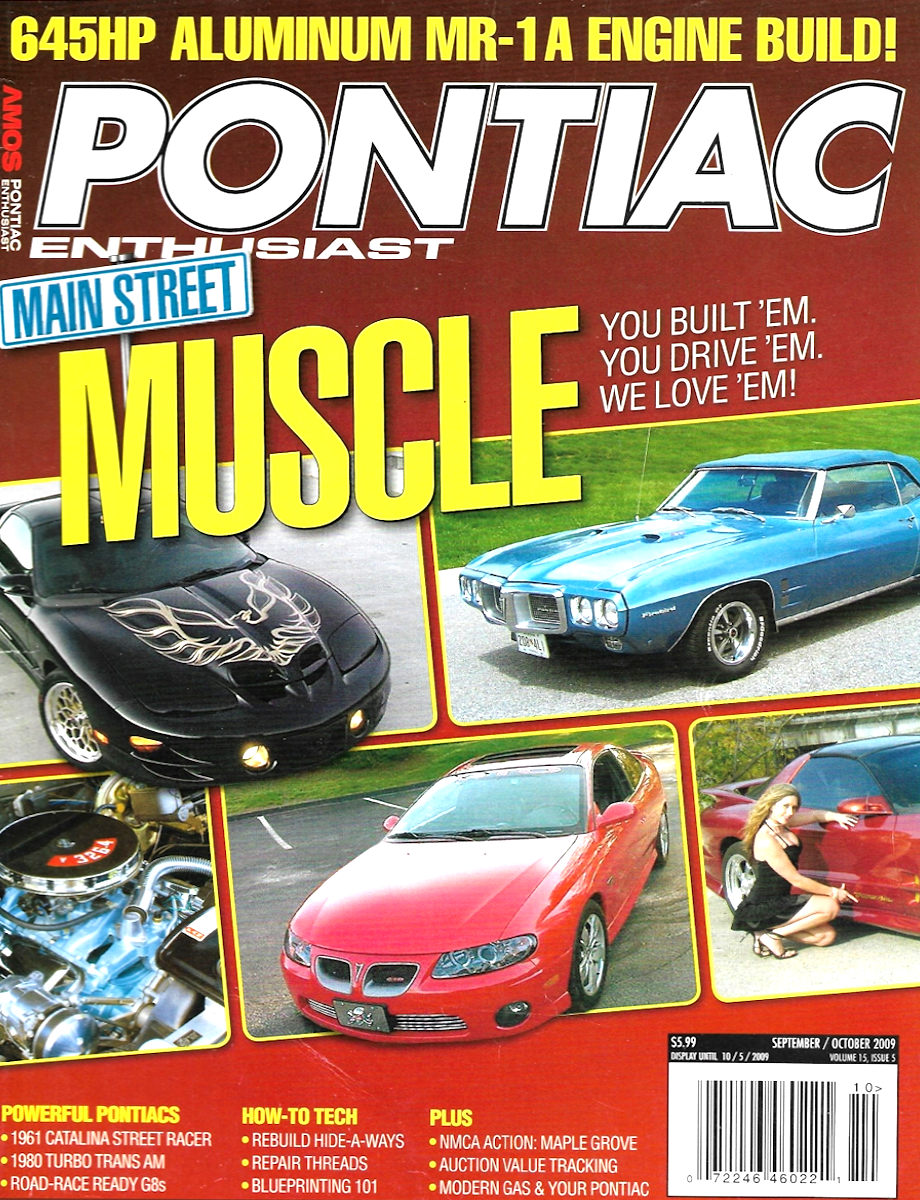 Pontiac Enthusiast Sept September Oct October 2009