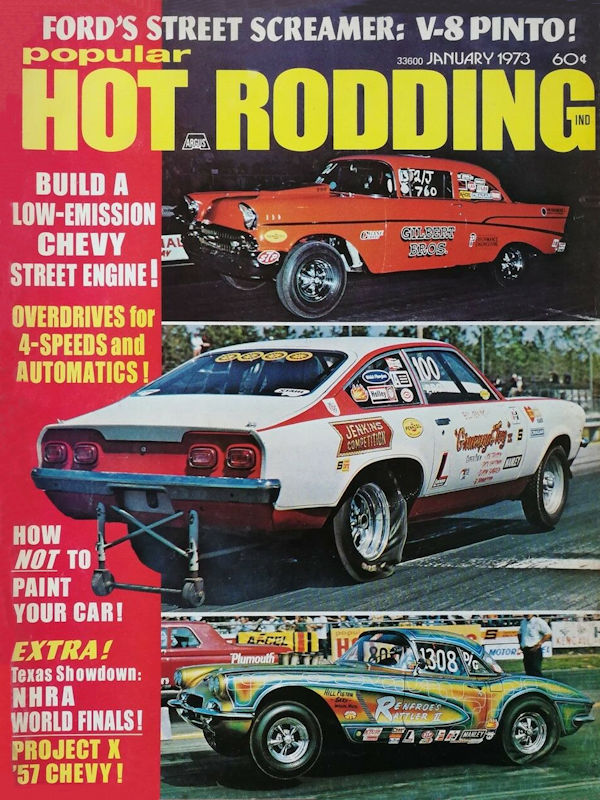 Popular Hot Rodding Jan January 1973 