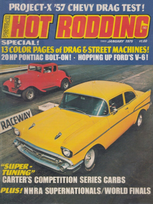 Popular Hot Rodding Jan January 1975 