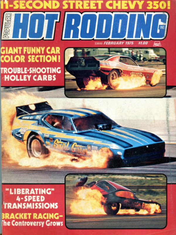 Popular Hot Rodding Feb February 1975 