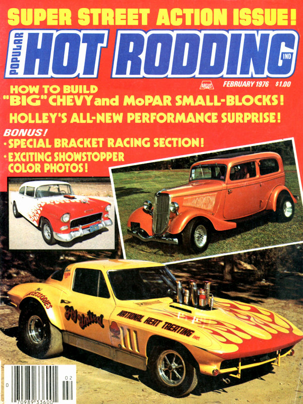 Popular Hot Rodding Feb February 1976 