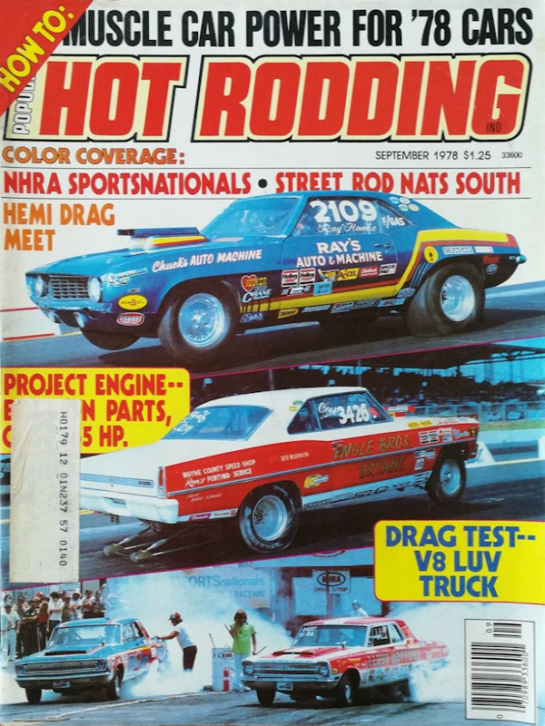 Popular Hot Rodding Sept September 1978