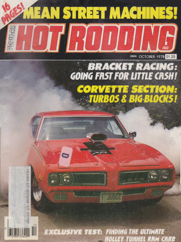Popular Hot Rodding Oct October 1978 
