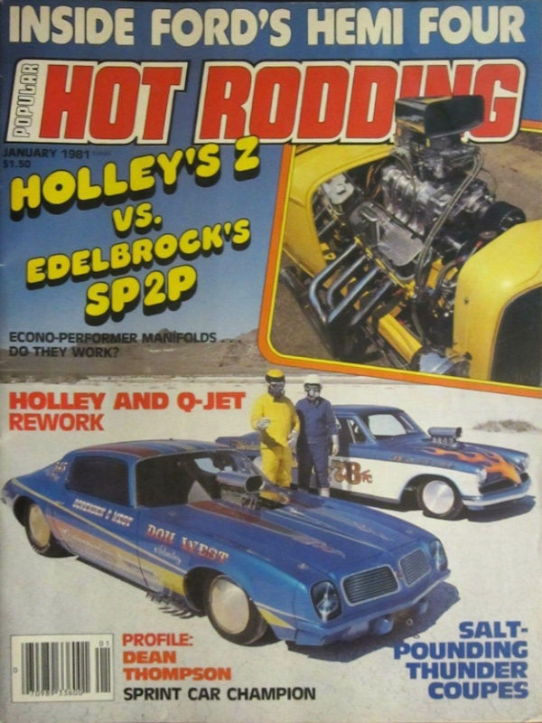 Popular Hot Rodding Jan January 1981 