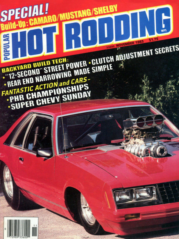 Popular Hot Rodding Nov November 1983 