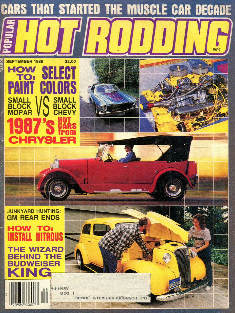 Popular Hot Rodding Sept September 1986