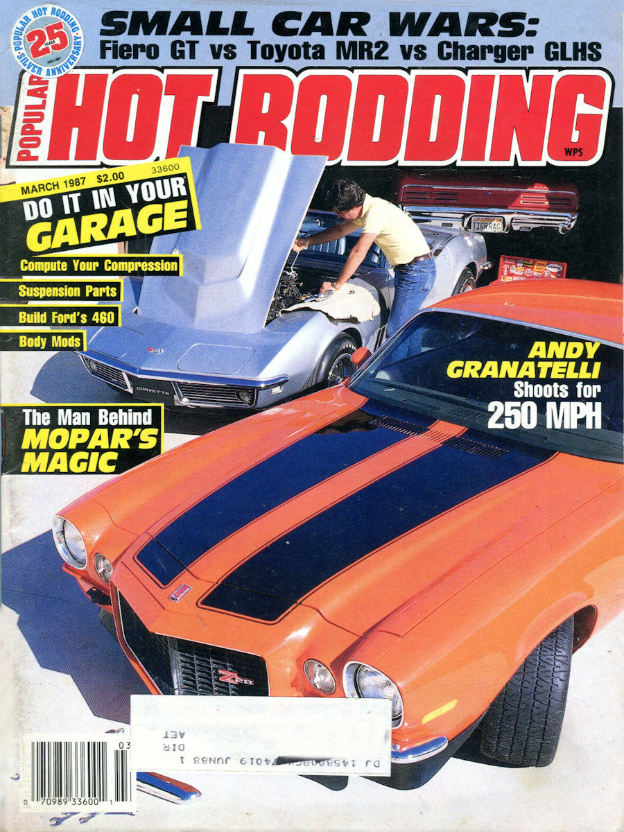 Popular Hot Rodding Mar March 1987 