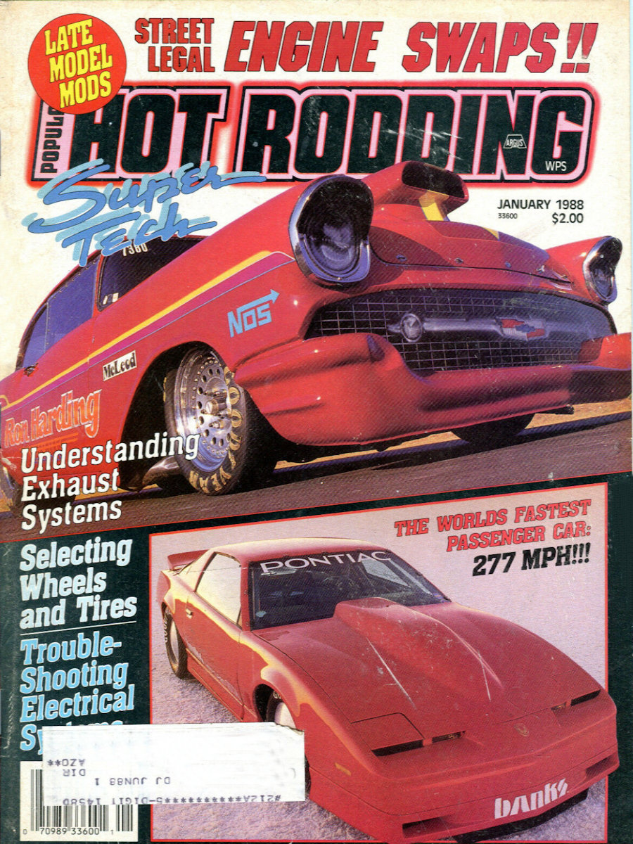 Popular Hot Rodding Jan January 1988 