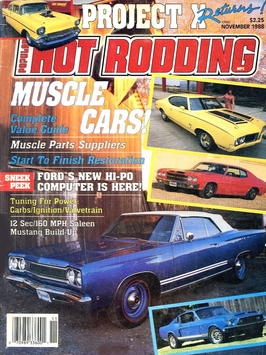 Popular Hot Rodding Nov November 1988 