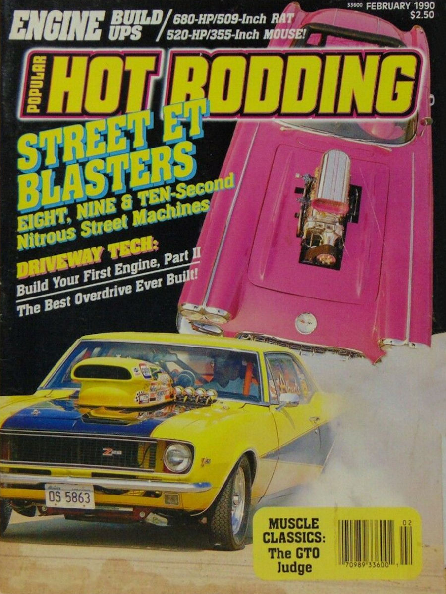 Popular Hot Rodding Feb February 1990 