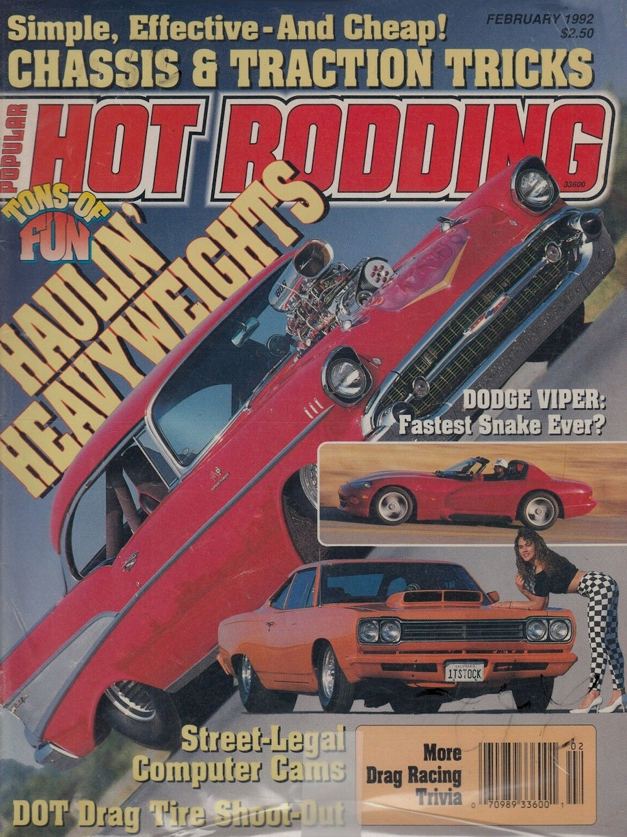 Popular Hot Rodding Feb February 1992 