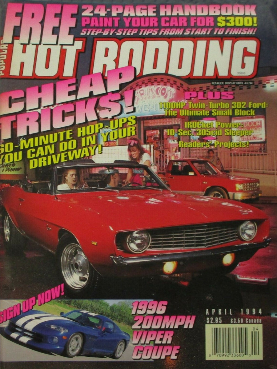 Popular Hot Rodding Apr April 1994 