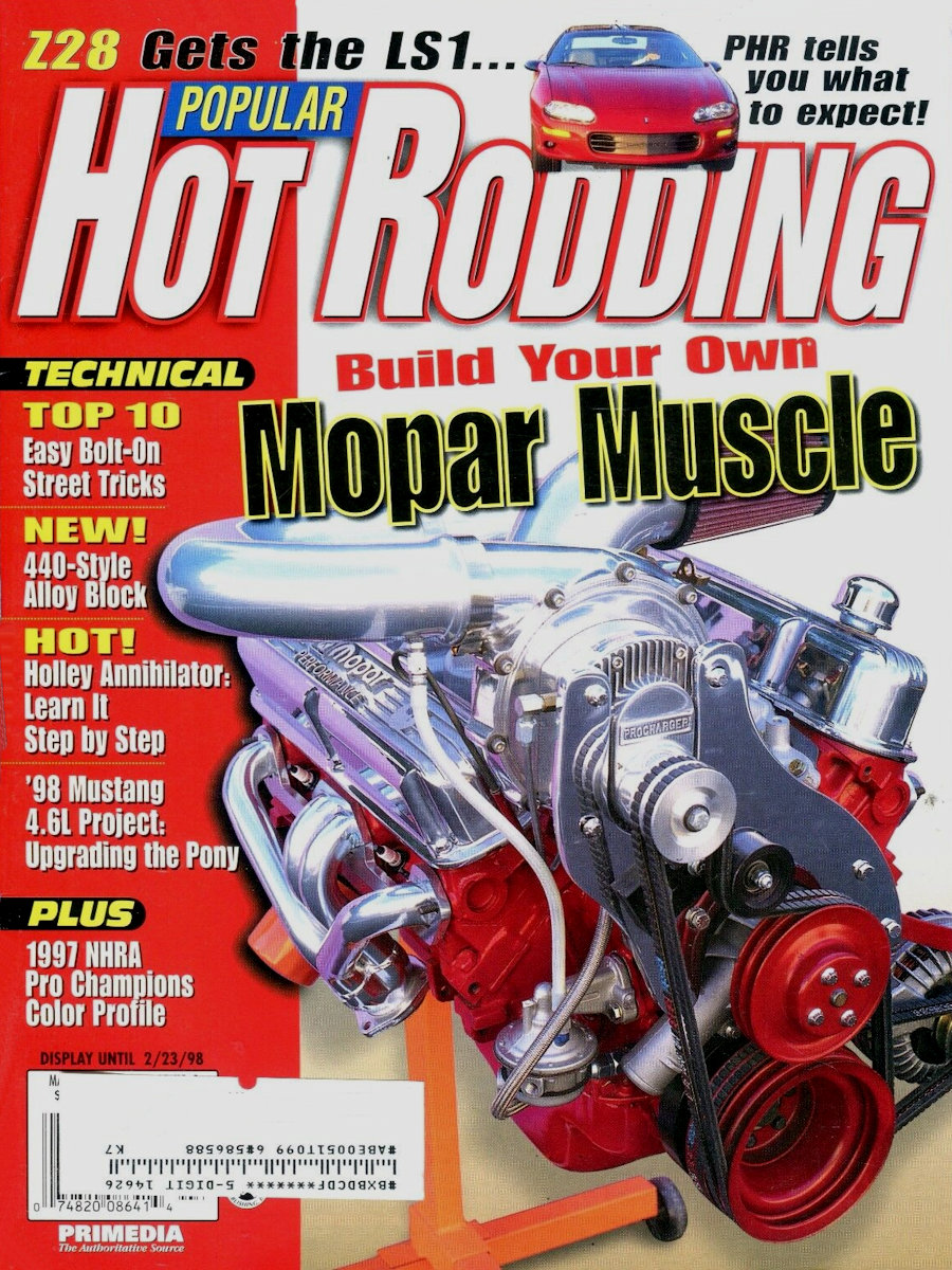 Popular Hot Rodding Mar March 1998 