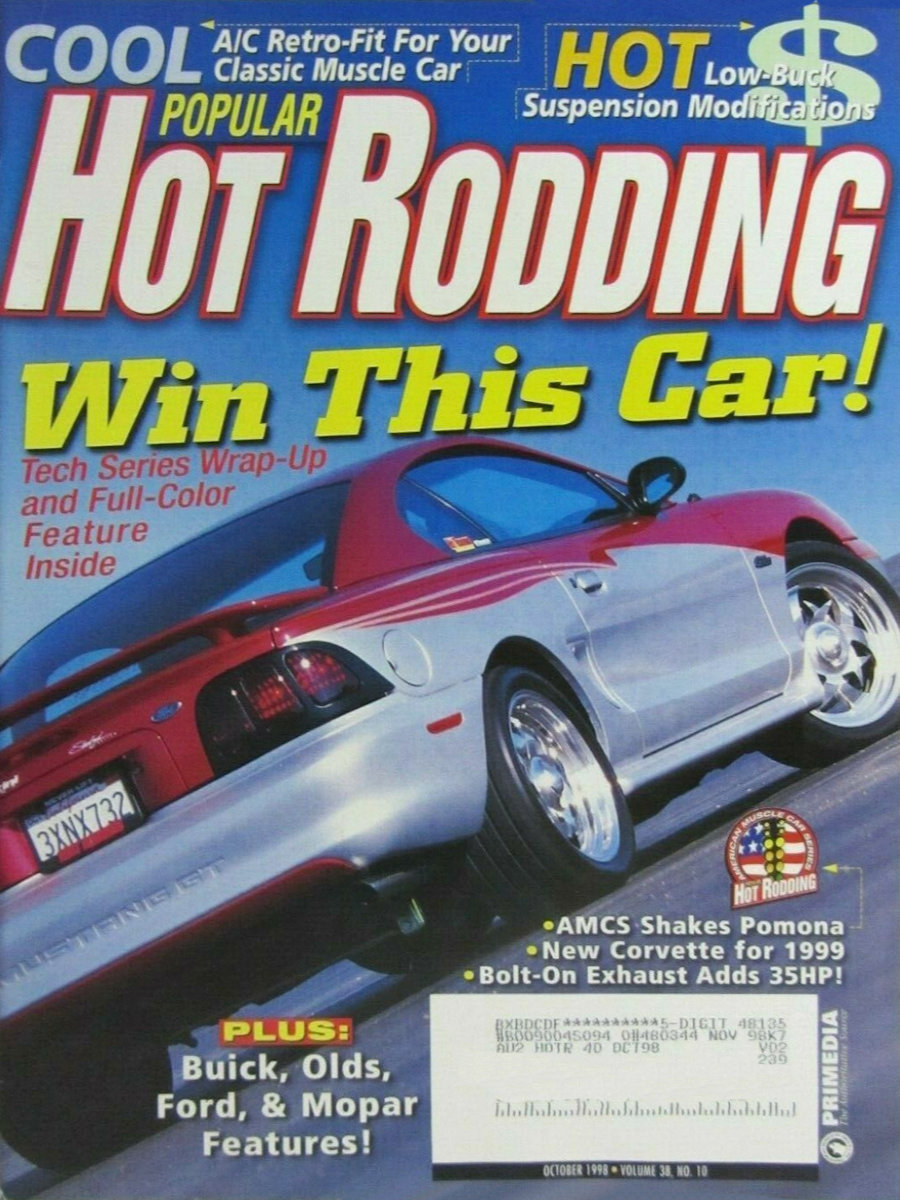 Popular Hot Rodding Oct October 1998 
