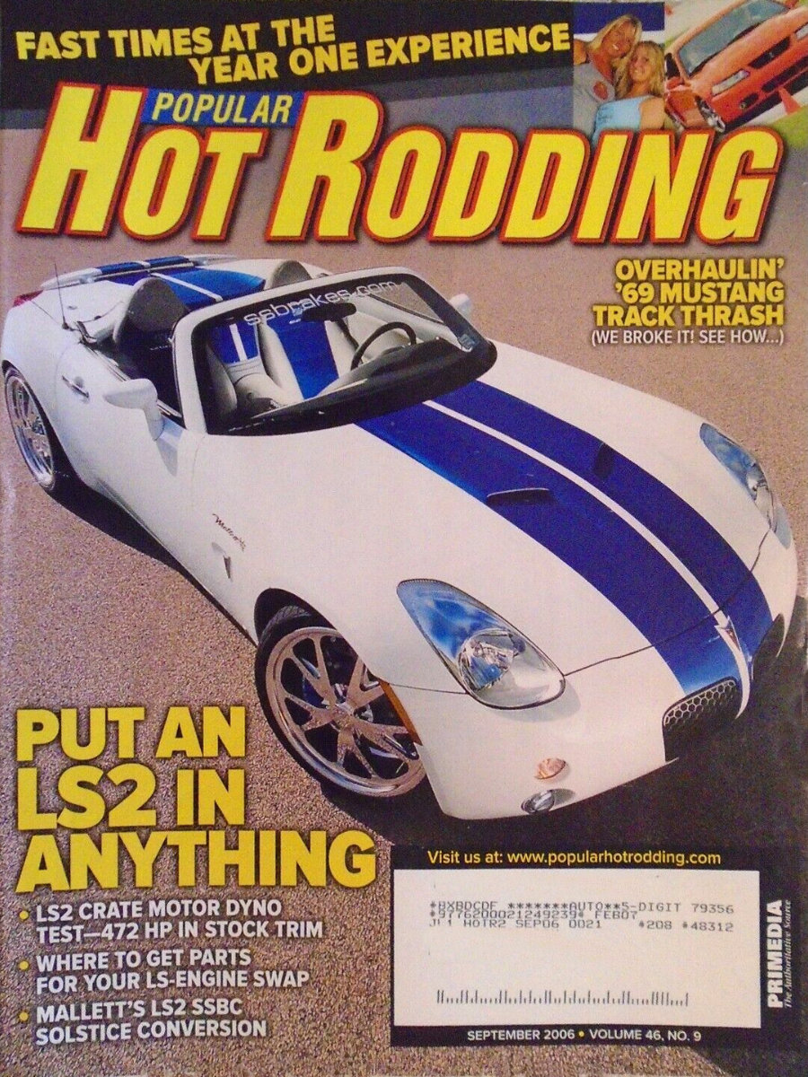 Popular Hot Rodding Sept September 2006