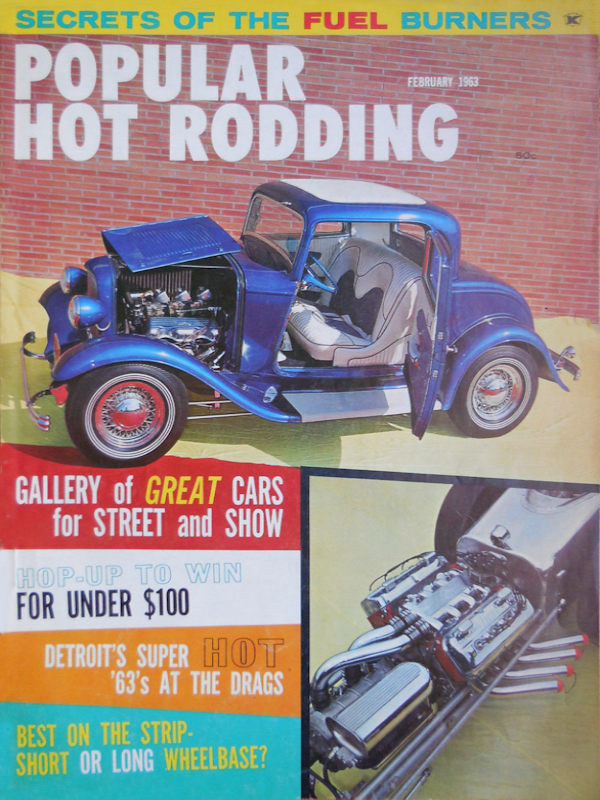 Popular Hot Rodding Feb February 1963 