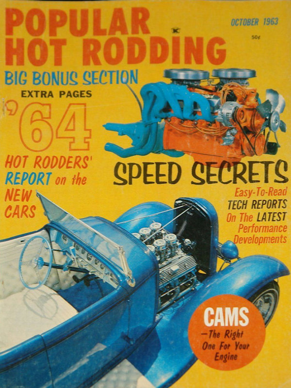 Popular Hot Rodding Oct October 1963 
