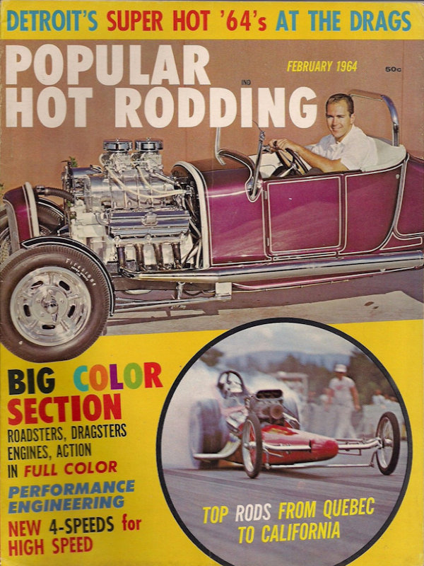 Popular Hot Rodding Feb February 1964 