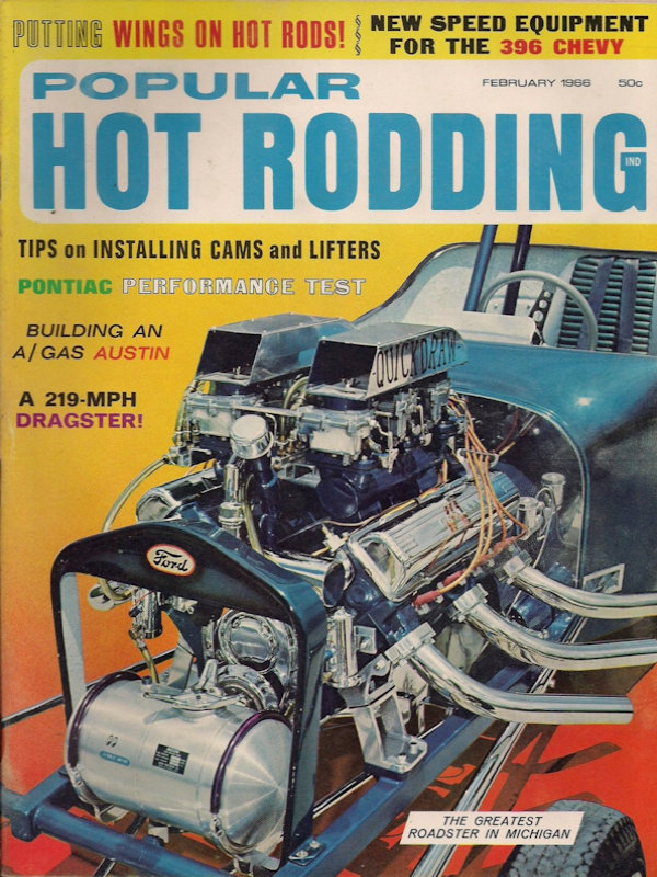 Popular Hot Rodding Feb February 1966 