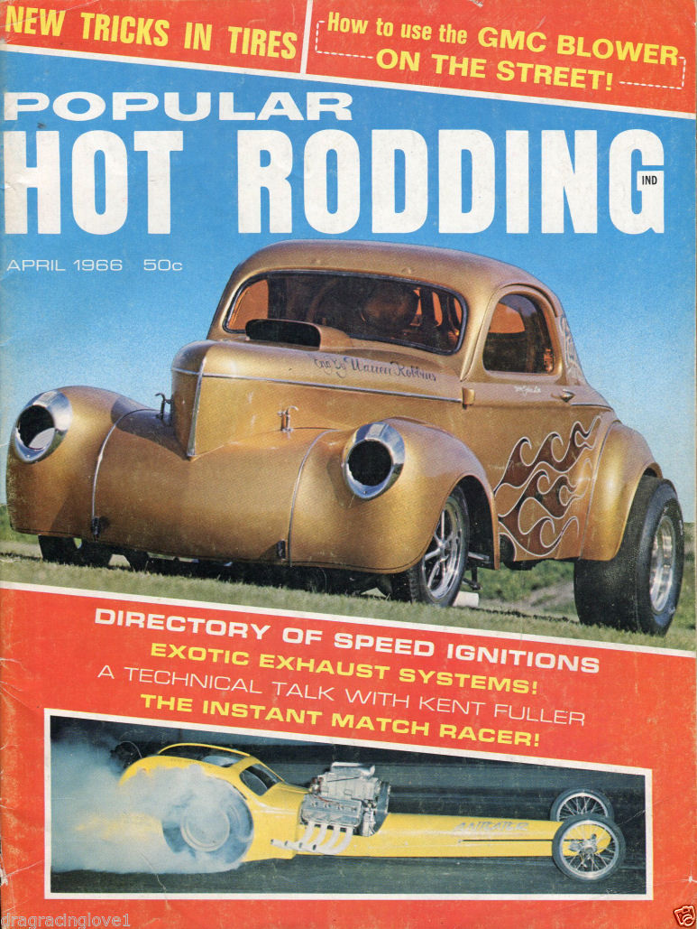 Popular Hot Rodding Apr April 1966 
