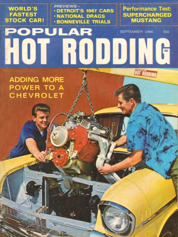 Popular Hot Rodding Sept September 1966