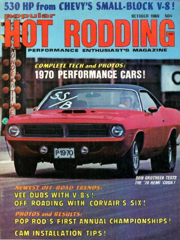 Popular Hot Rodding Oct October 1969 