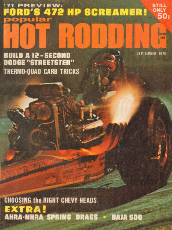 Popular Hot Rodding Sept September 1970
