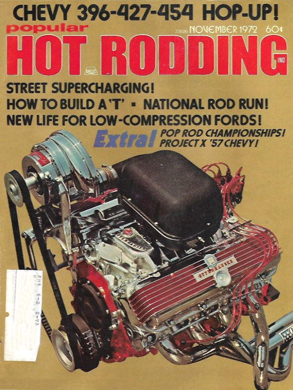 Popular Hot Rodding Nov November 1972 