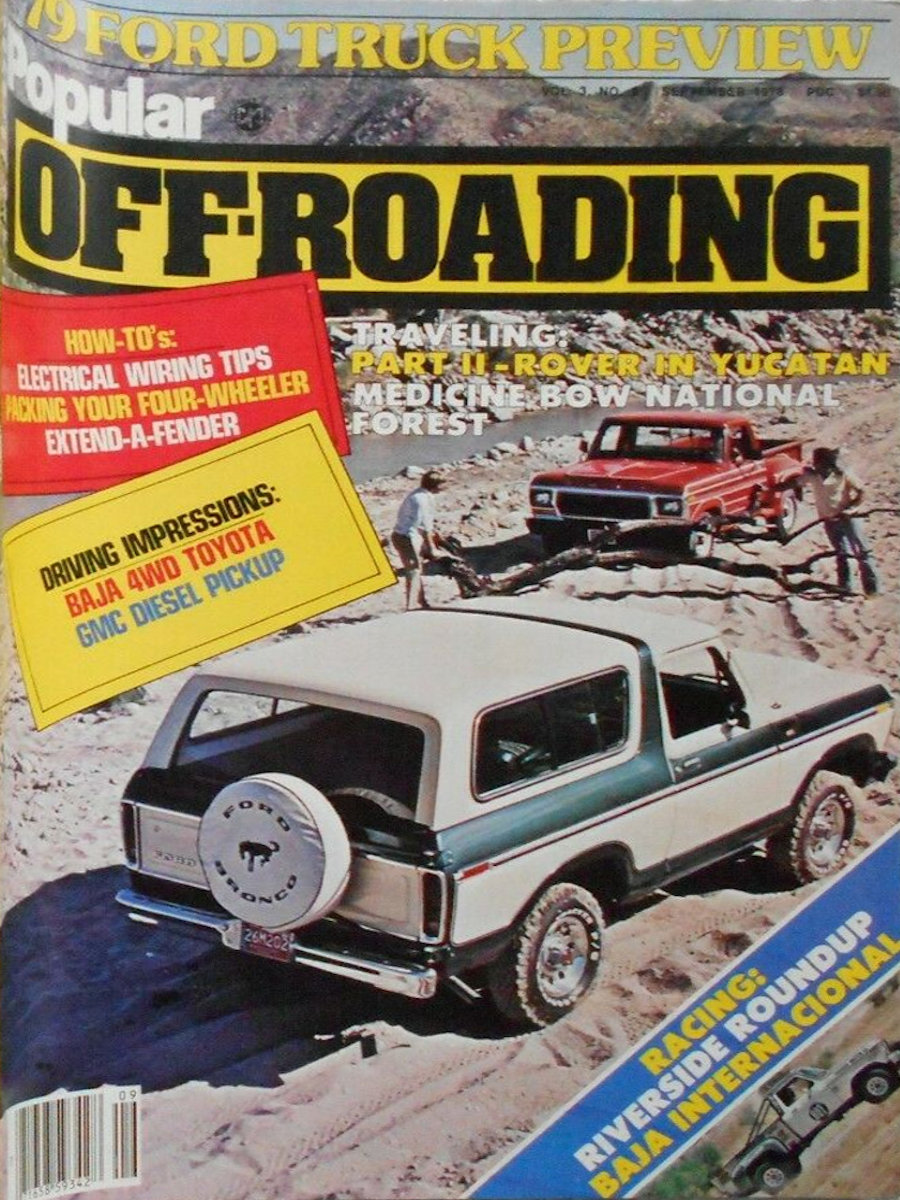 Popular Off-Roading Sept September 1978
