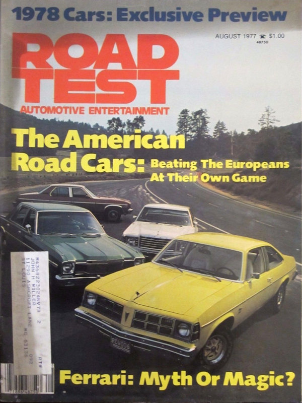 Road Test Aug August 1977