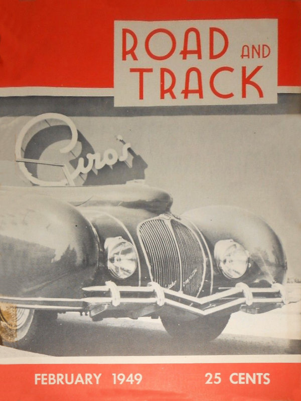 Road and Track Feb 1949 