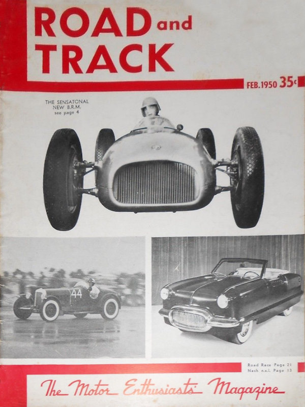 Road and Track Feb 1950 