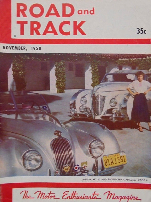 Road and Track Nov 1950 