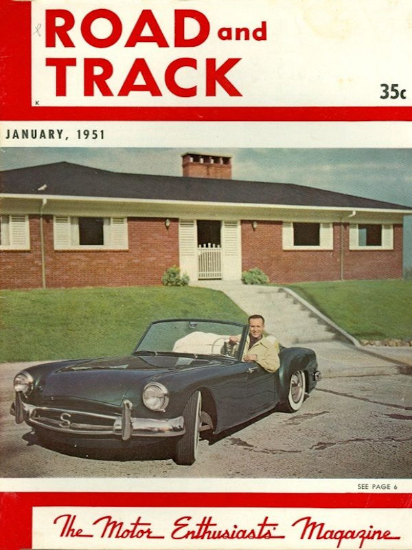 Road and Track Jan 1951 