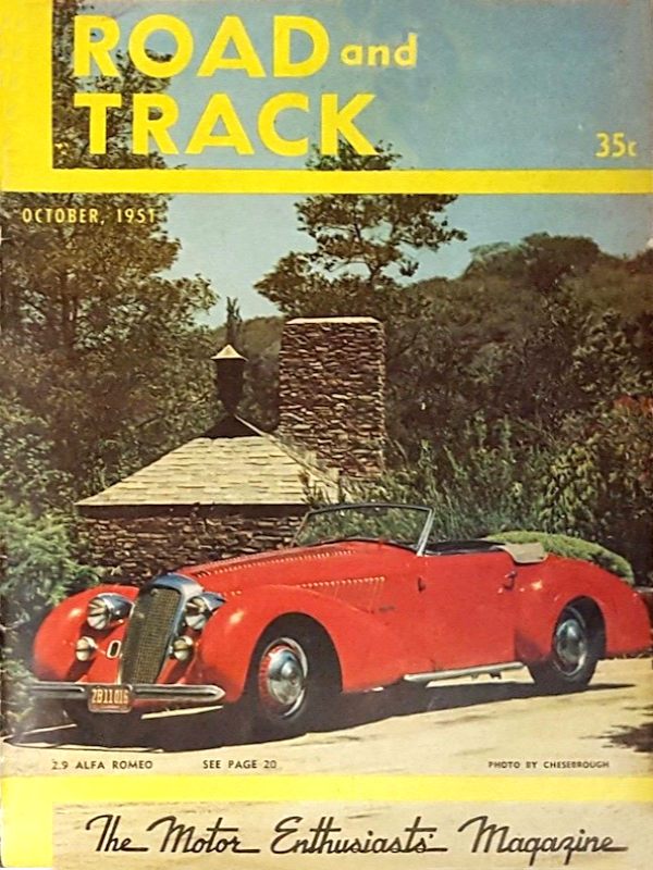 Road and Track Oct 1951 