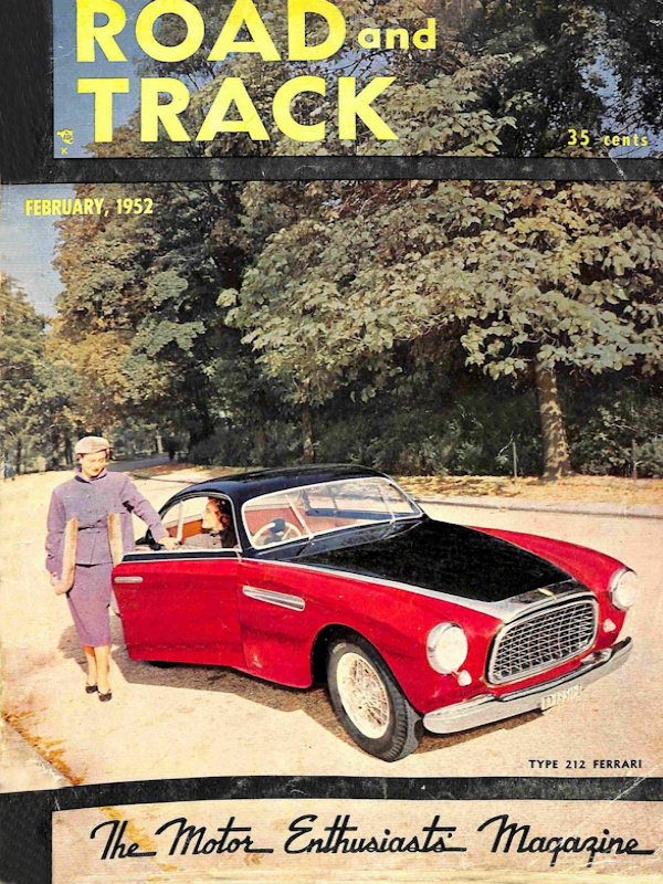 Road and Track Feb 1952 