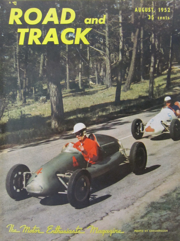 Road and Track Aug 1952 