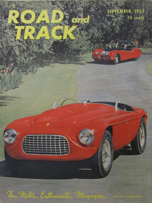 Road and Track Sept 1952 