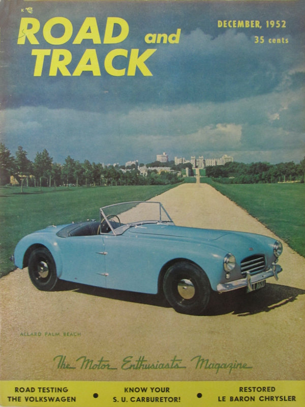 Road and Track Dec 1952 
