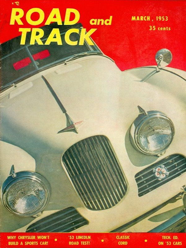 Road and Track Mar 1953 