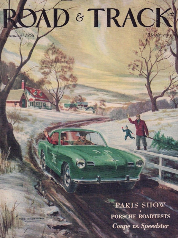 Road and Track Jan 1956 