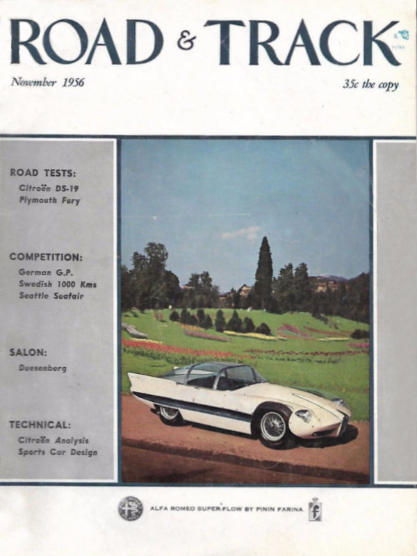 Road and Track Nov 1956 