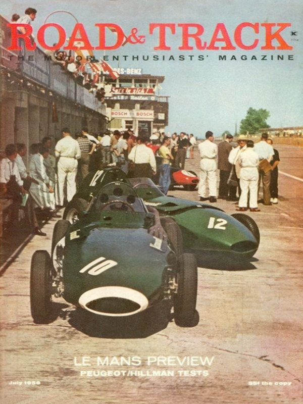 Road and Track July 1958 