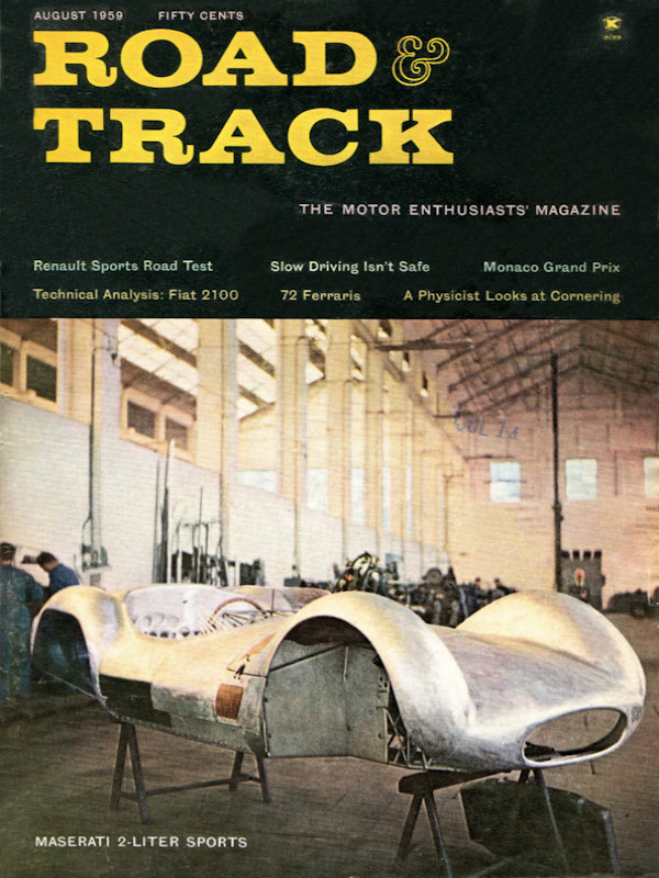 Road and Track Aug 1959 