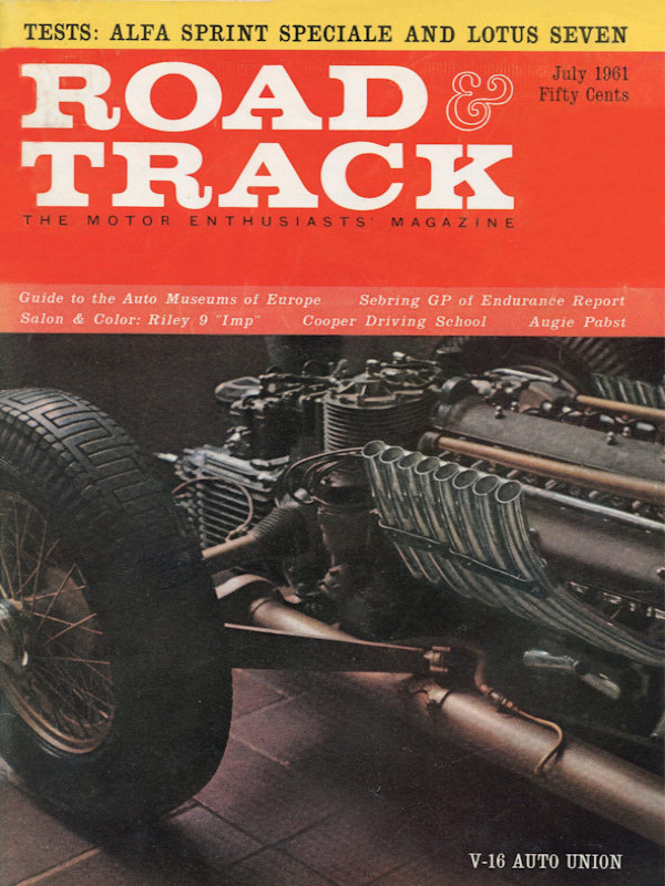 Road and Track July 1961 