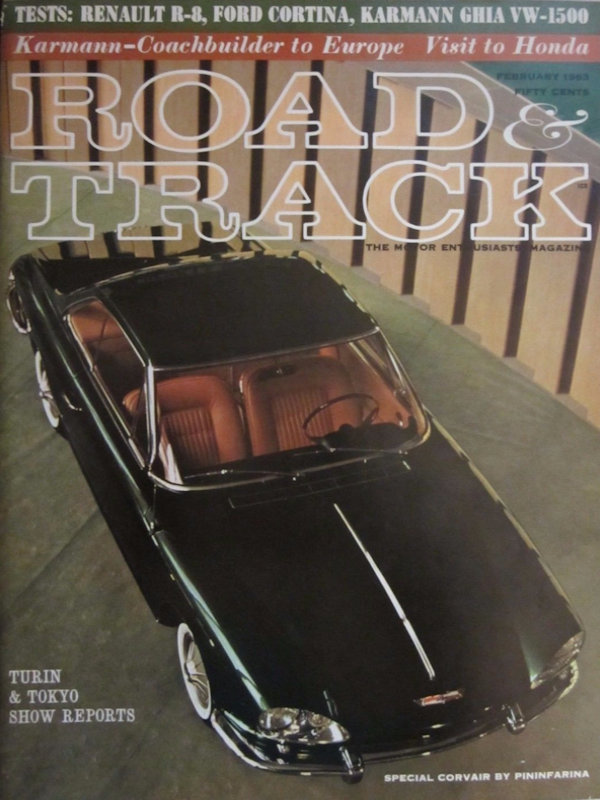 Road and Track Feb 1963 