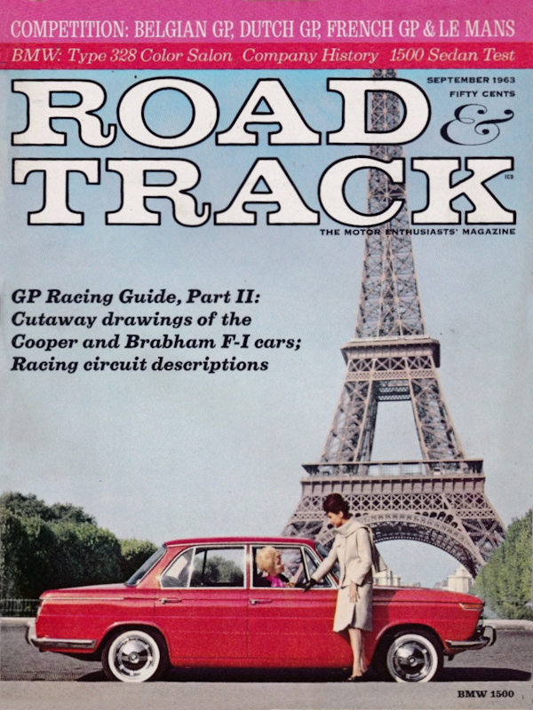 Road and Track Sept 1963 