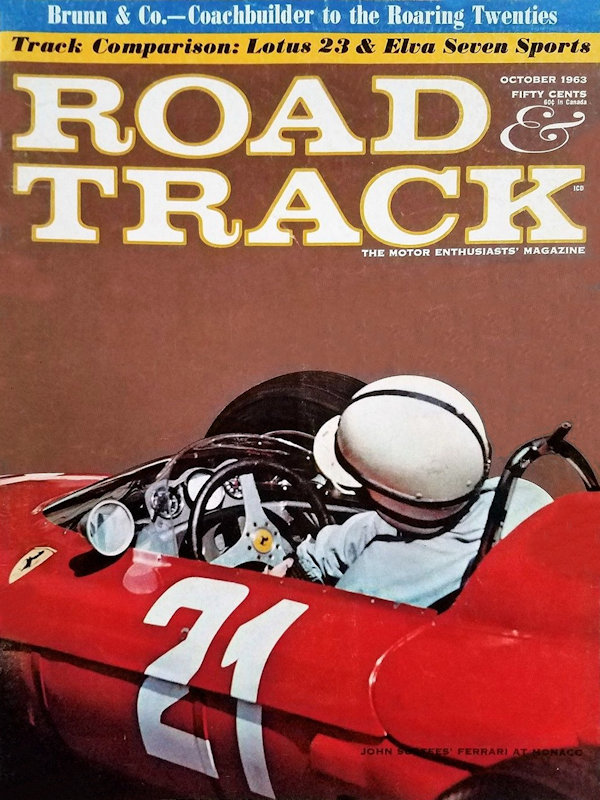 Road and Track Oct 1963 
